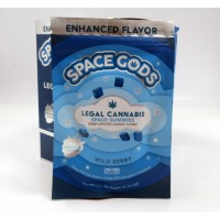 Space Gods - Legal Cannabis - Space Gummies - Wild Berry Flavor - THC+CBD-10pc